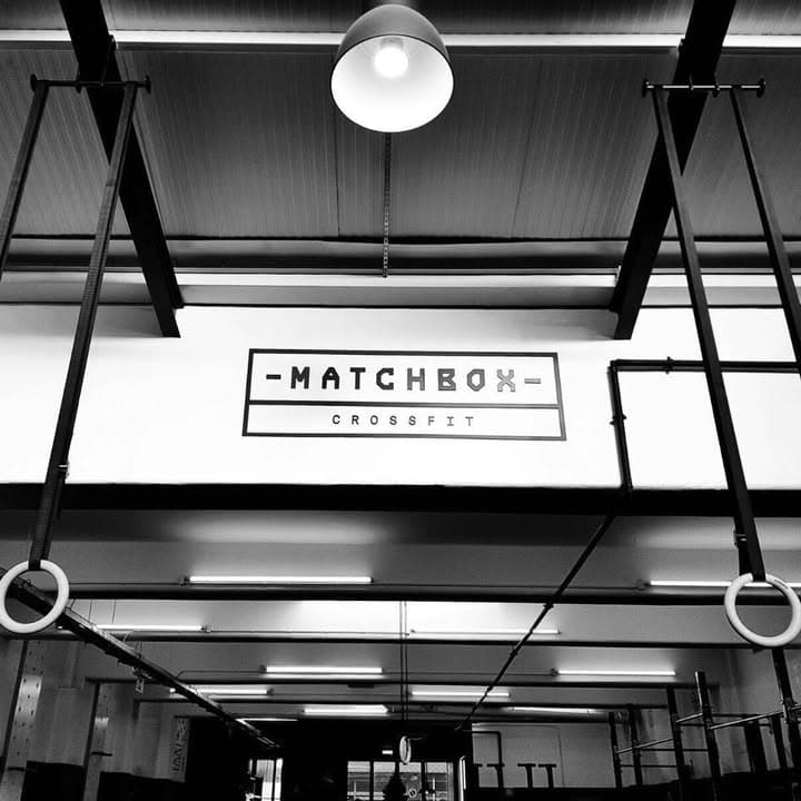 Athlete training in a CrossFit gym